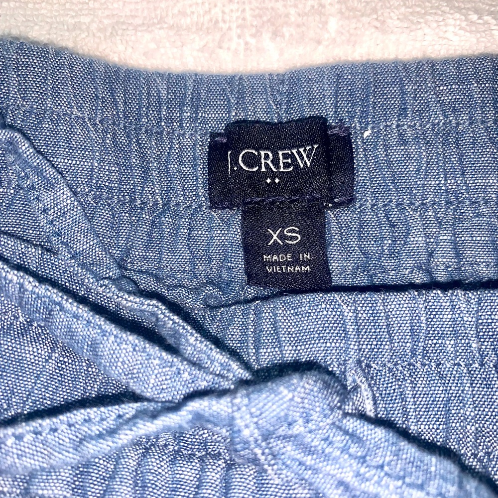 J. Crew Chambray Drawstring Short - image 3